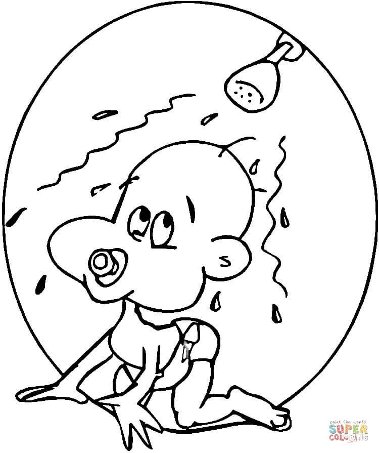 Baby Shower Coloring Book
 Baby Shower coloring page