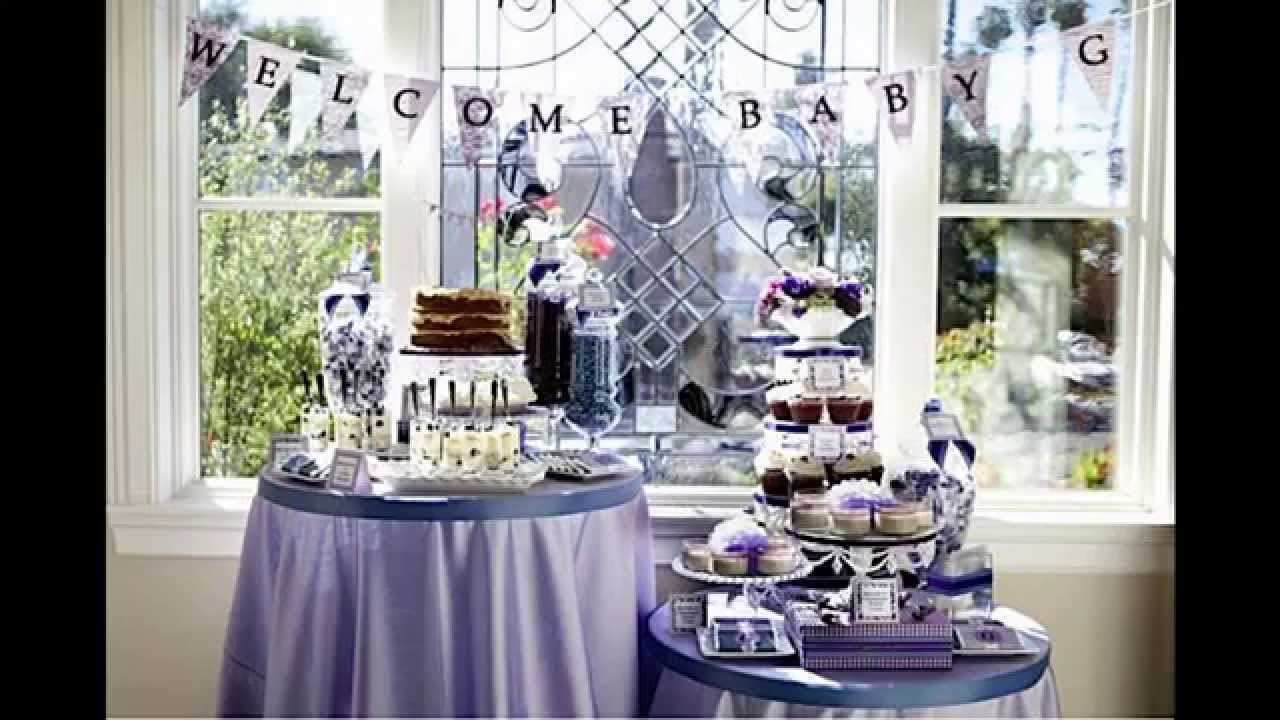 Baby Shower Decorating Ideas
 Purple baby shower themes decorations ideas