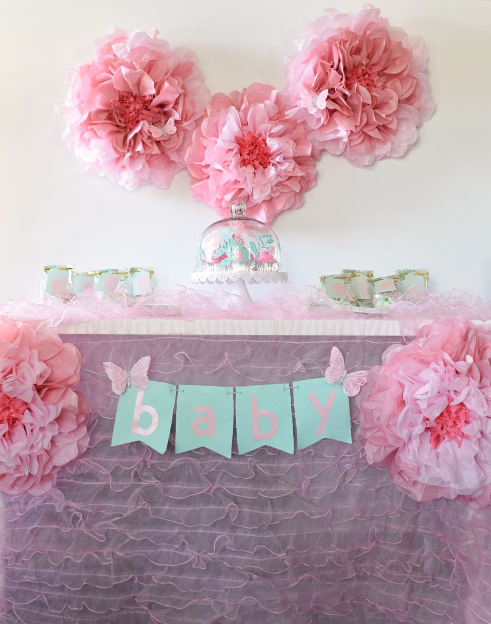 Baby Shower Decoration Ideas For A Girl
 Girl Baby Shower Ideas Free Cut Files Make Life Lovely