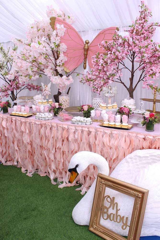 Baby Shower Decoration Ideas For A Girl
 Take a look at this Enchanted Garden Baby Shower The