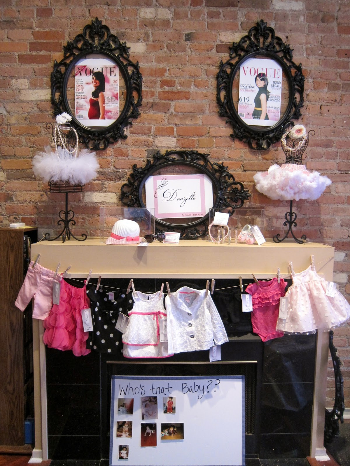 Baby Shower Fashion
 rivernorthLove Fashion Show Themed Baby Shower Part 2