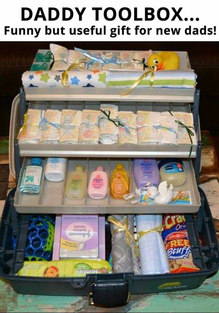 Baby Shower Gift Ideas For Mom And Dad
 Daddy Tool Box Such a cute idea