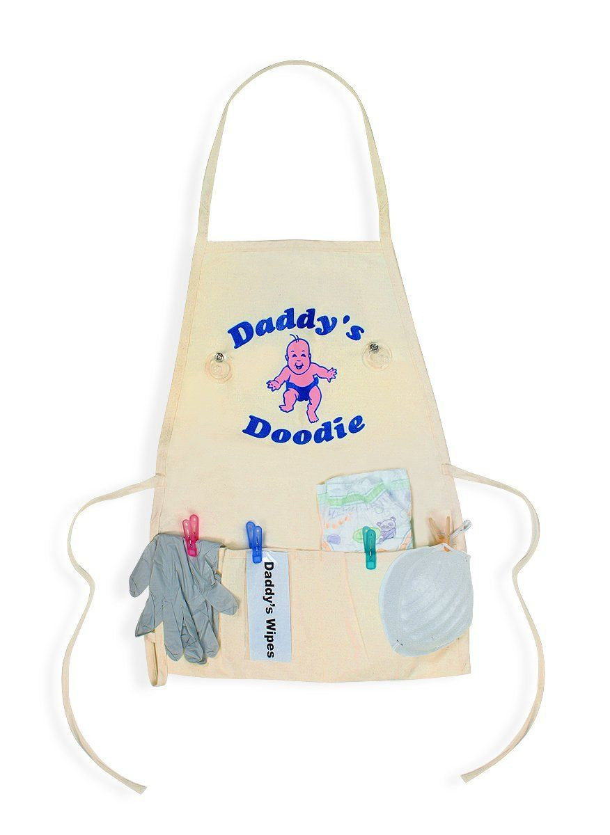 Baby Shower Gift Ideas For Mom And Dad
 Daddy s Diaper "Doo " Apron Unique New Dad Gag Gift