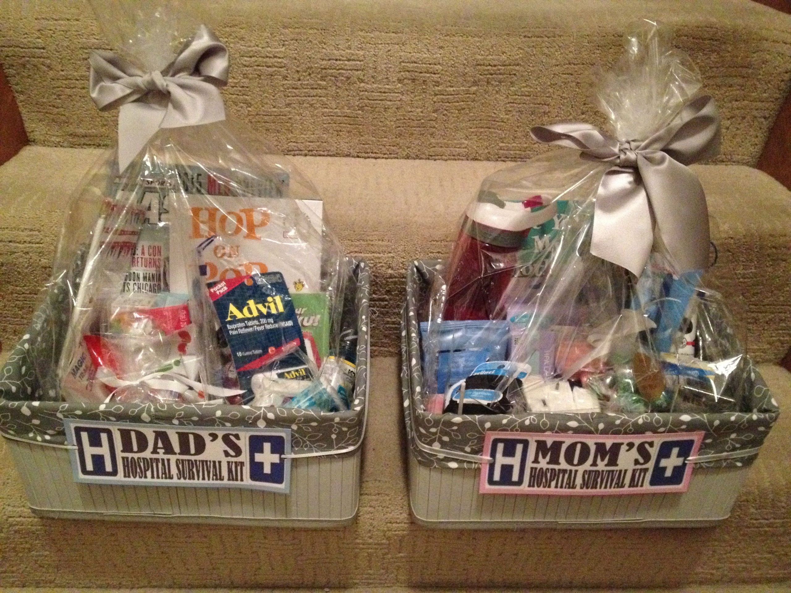 Baby Shower Gift Ideas For Mom And Dad
 Mom and Dad "to be" hospital survival kits
