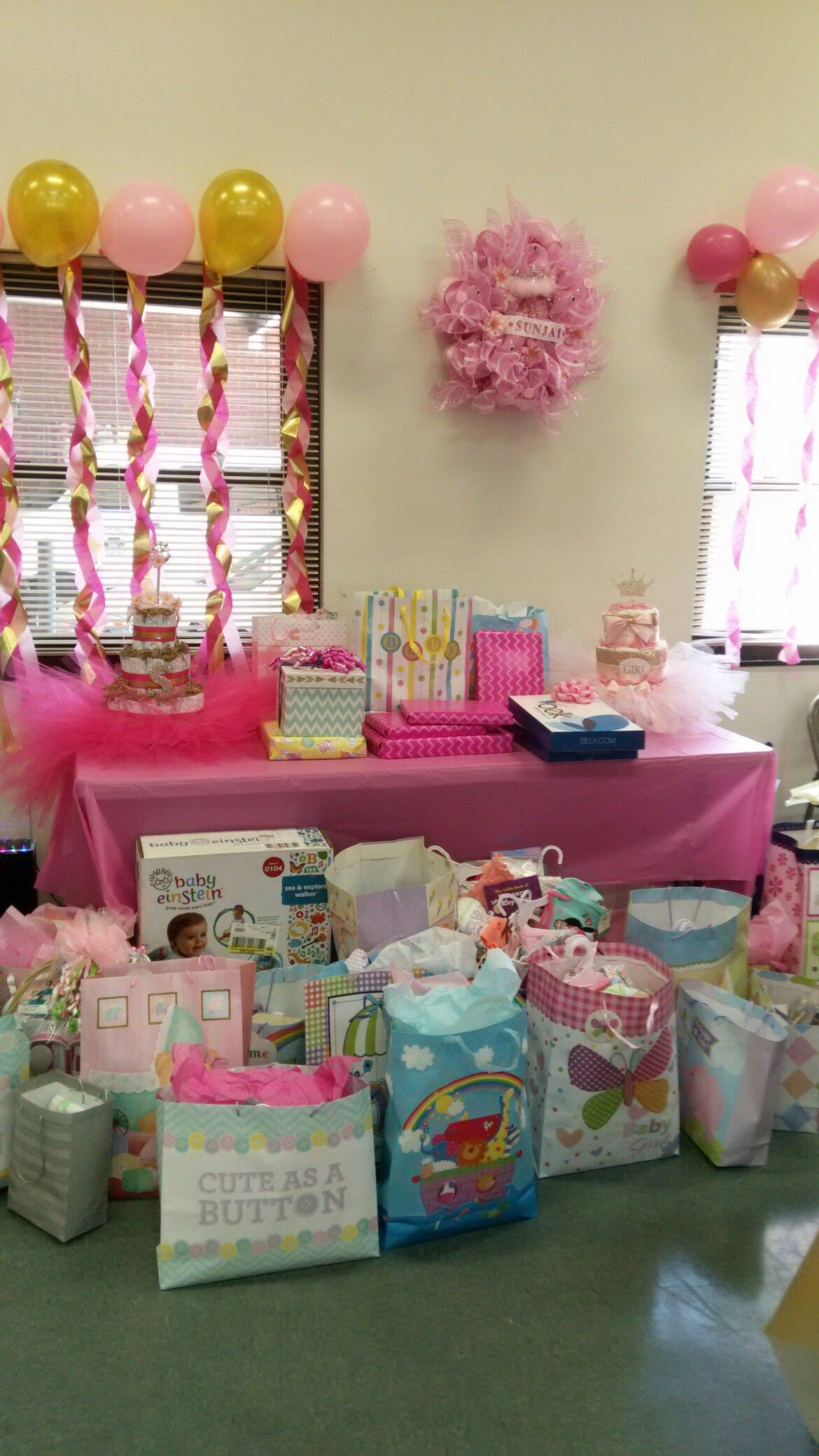 Baby Shower Gift Table Decoration
 My niece s baby shower t table in 2019
