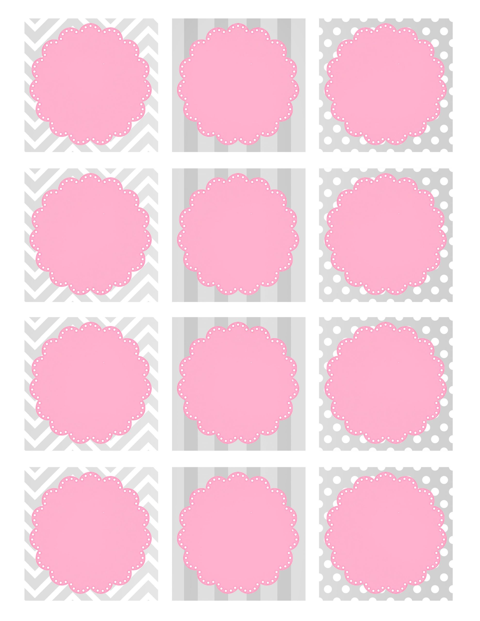 Baby Shower Gift Tag Template
 Baby Girl Shower Free Printables How to Nest for Less™