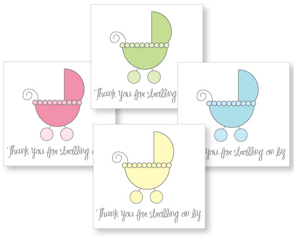 Baby Shower Gift Tag Template
 Creative Baby Carriage Shower Theme Ideas
