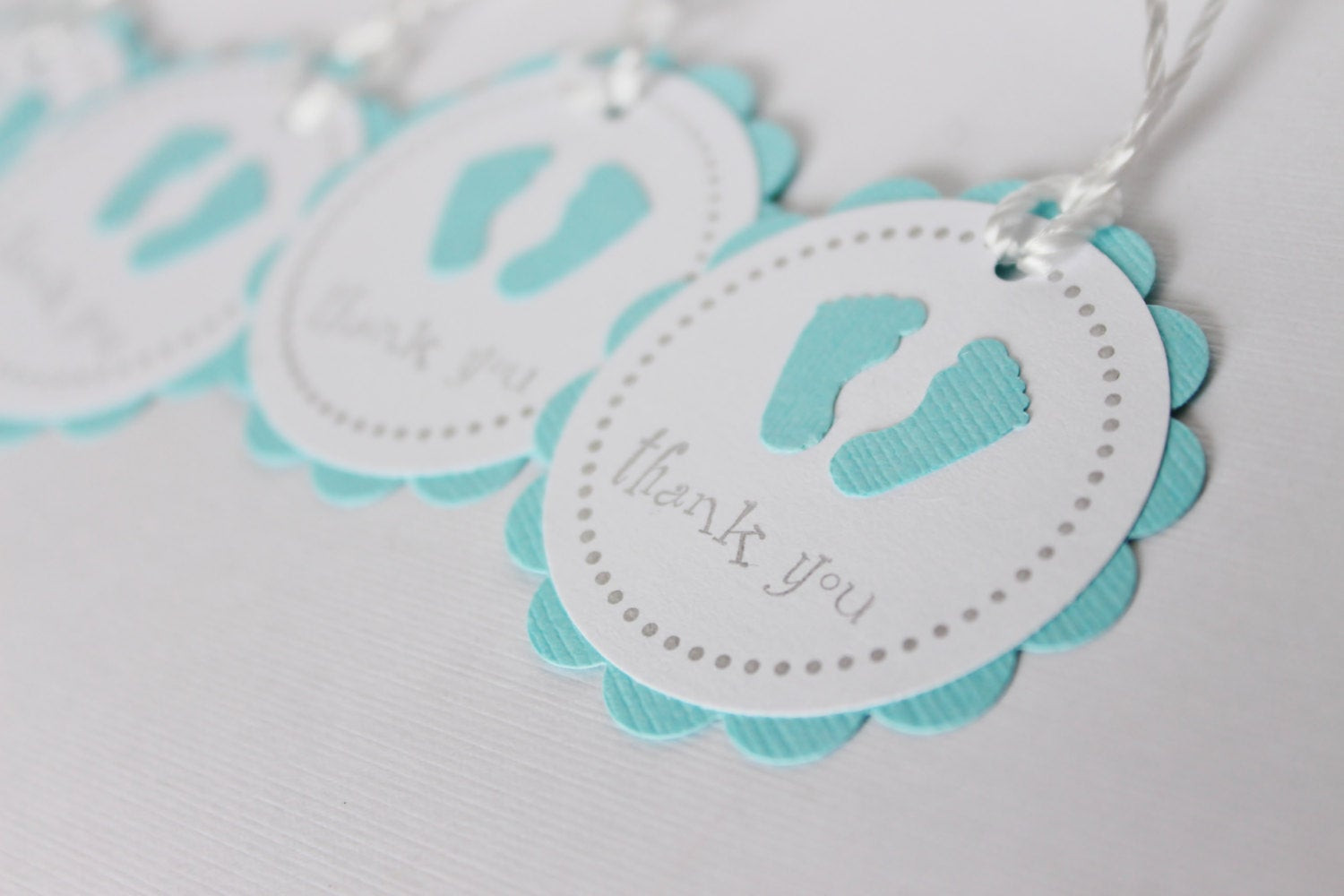 Baby Shower Gift Tags Template
 Baby Shower Favor Tags Baby Feet Thank You Tags by