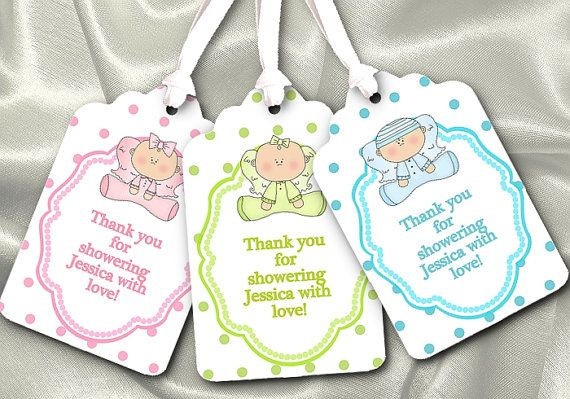 Baby Shower Gift Tags Template
 Free Printable Baby Gift Tags