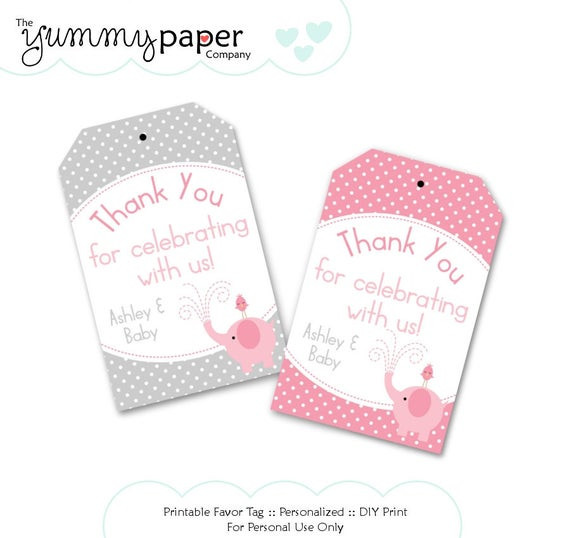 Baby Shower Gift Tags Template
 Unavailable Listing on Etsy