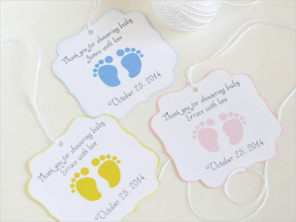 Baby Shower Gift Tags Template
 9 Baby Shower Gift Tags PSD Vector EPS