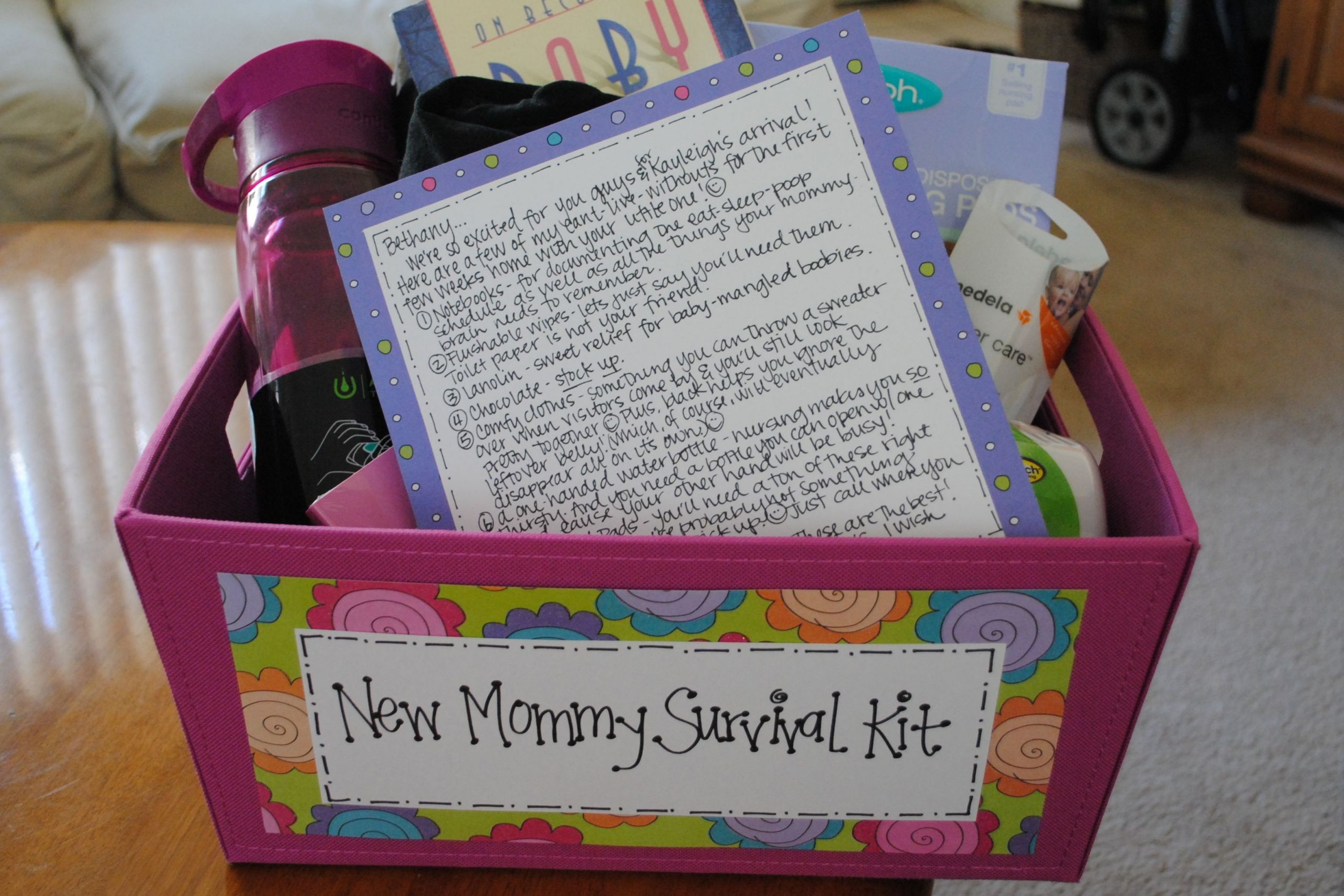 Baby Shower Gifts For Parents
 mom survival kit Google Search