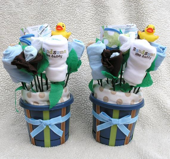 Baby Shower Gifts For Twin Boys
 Twin Baby Boys Gift Boy Twin Baby Shower by babyblossomco