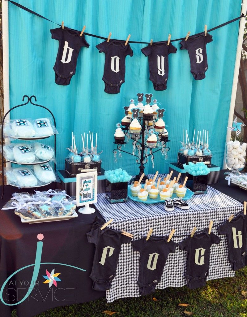 Baby Shower Ideas For Boys Decorations
 Rock a Bye Baby Shower