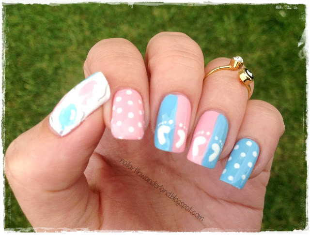 Baby Shower Nail Ideas
 Nail Art in Wonderland Twinsie Tuesday Inspired by your