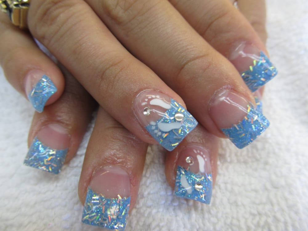 Baby Shower Nail Ideas
 baby shower nail design Yelp