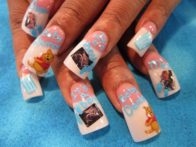 Baby Shower Nail Ideas
 Baby shower nails Pics BabyCenter