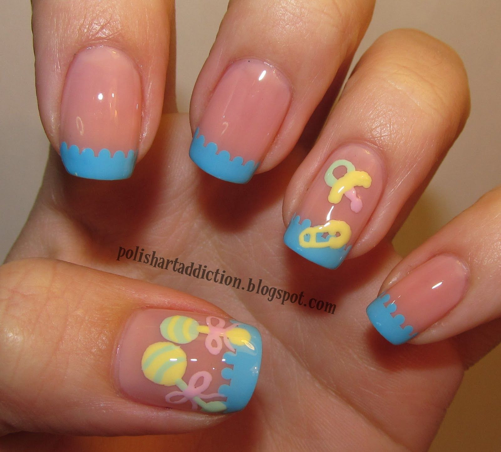 Baby Shower Nail Ideas
 baby shower nail art designs