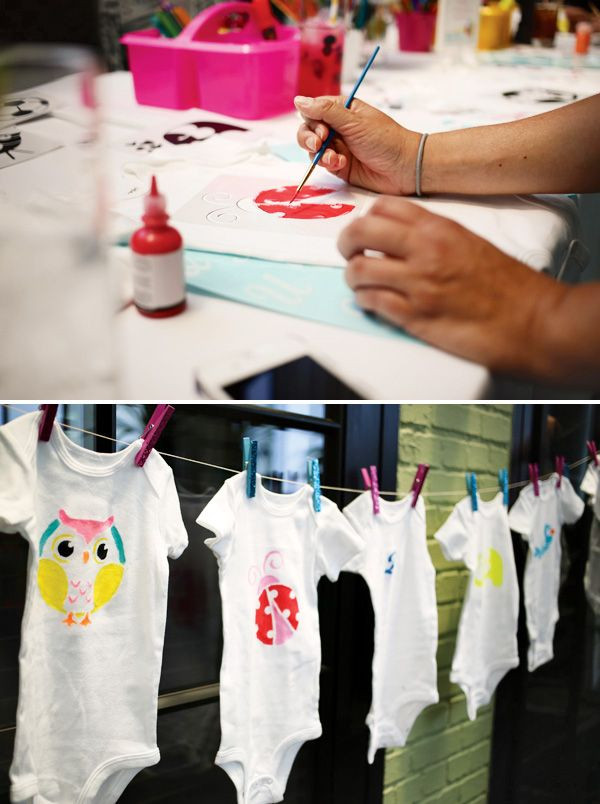 Baby Shower Onesie Decorating Ideas
 Baby Shower Crafts Decorate esies for Mom To Be