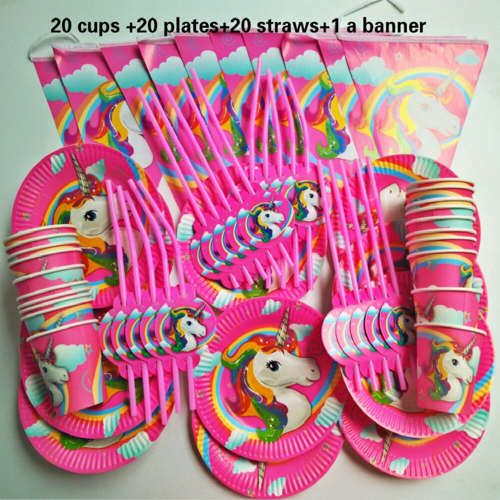Baby Shower Party Pack
 Quality 61pcs happy Birthday Kids Party Decoration Set