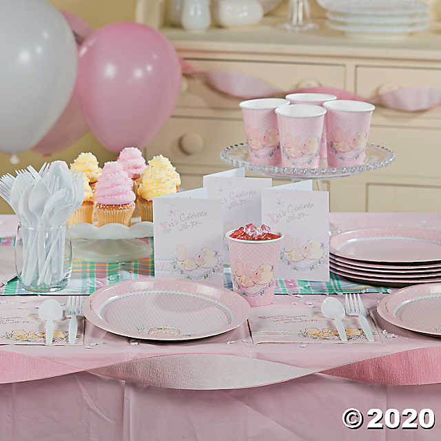 Baby Shower Party Pack
 Baby Girl Precious Moments Baby Shower Basic Party Pack