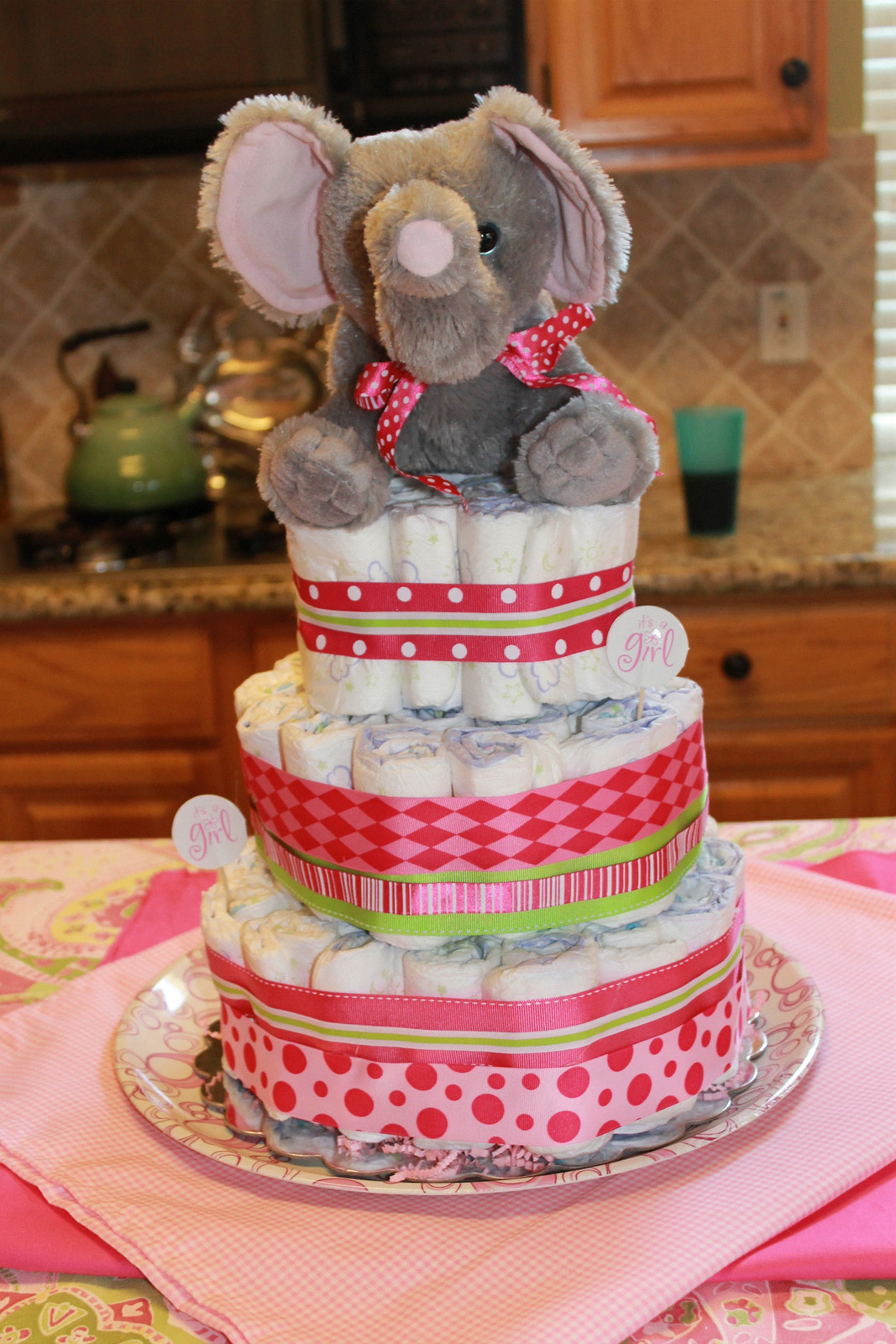 Baby Shower Party Pack
 Party In A Pinch Baby Girl Shower Elephant Party Pack