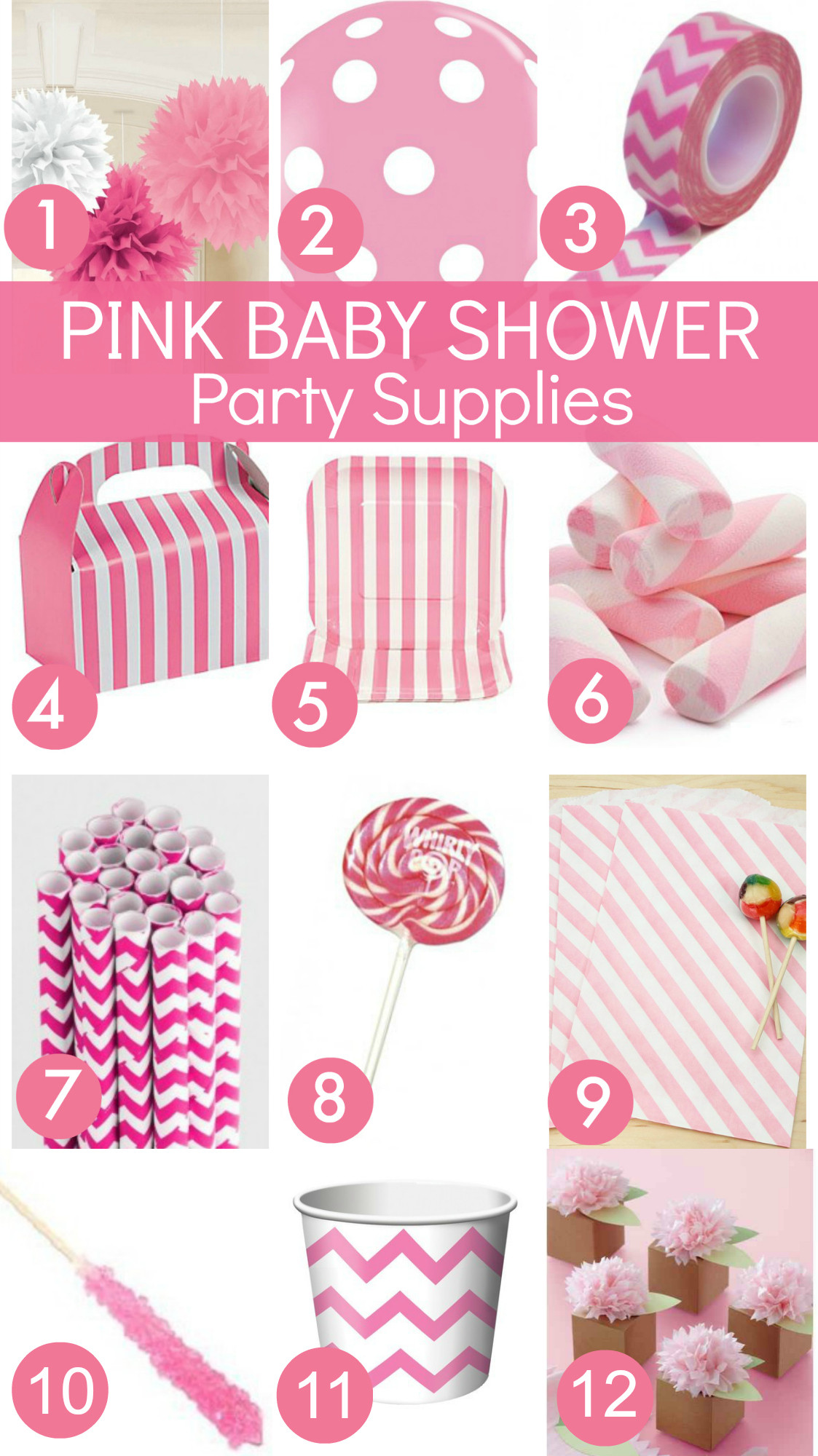 Baby Shower Party Packs
 Pink Baby Shower Ideas