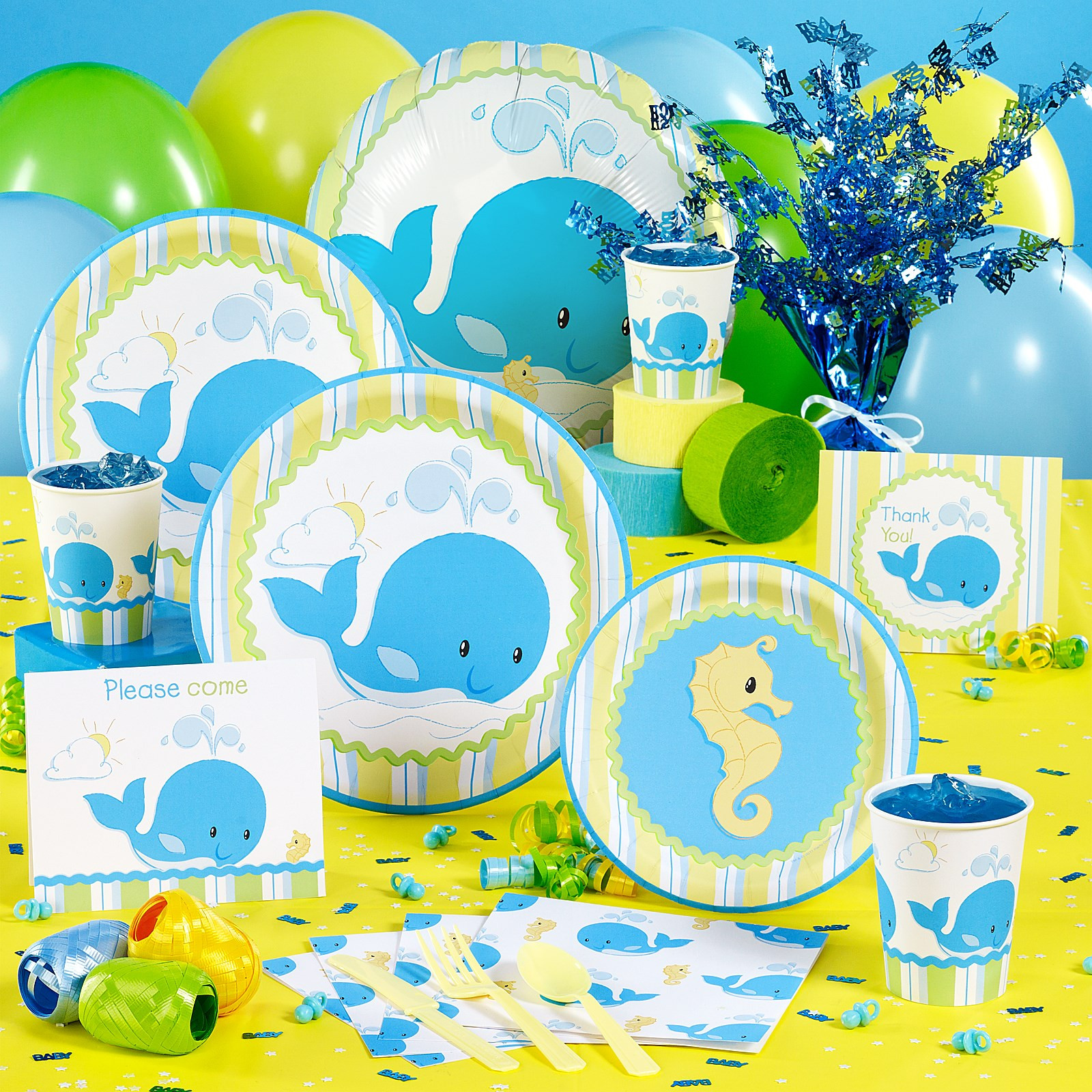 Baby Shower Party Packs
 Whale Baby Shower Decorations