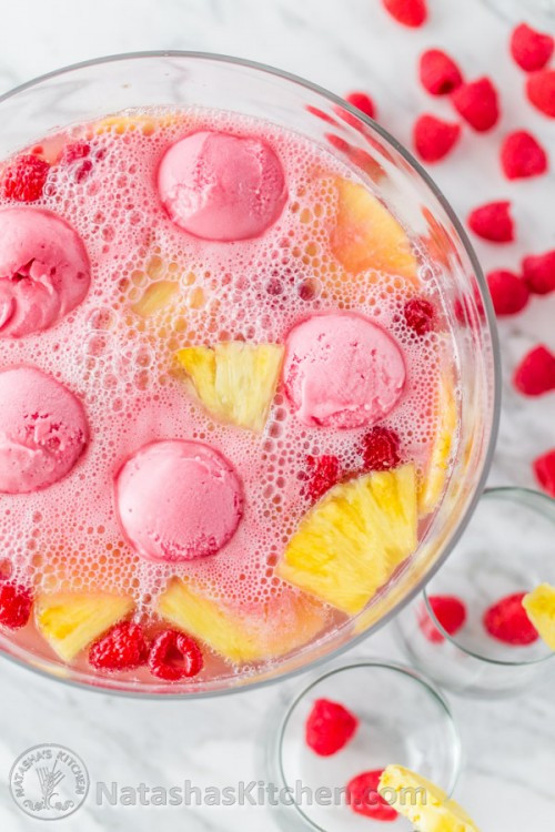 Baby Shower Punch Recipes With Sherbet
 Raspberry Sherbet Party Punch Sorbet Punch Party Punch
