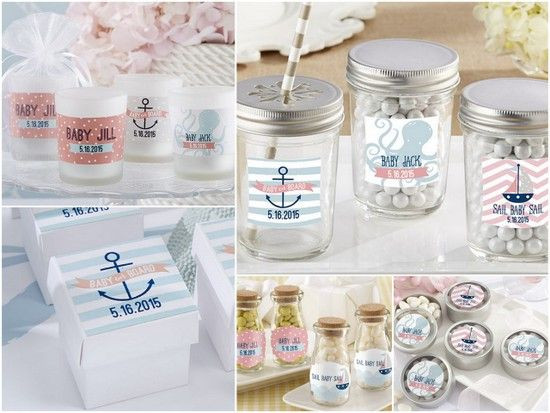 Baby Shower Take Away Gift Ideas
 Nautical Baby Shower Favors Ideas from HotRef
