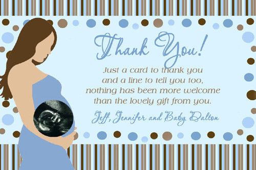 Baby Shower Thank You Wording Gift Card
 How To Say Thank You Cards For Baby Shower