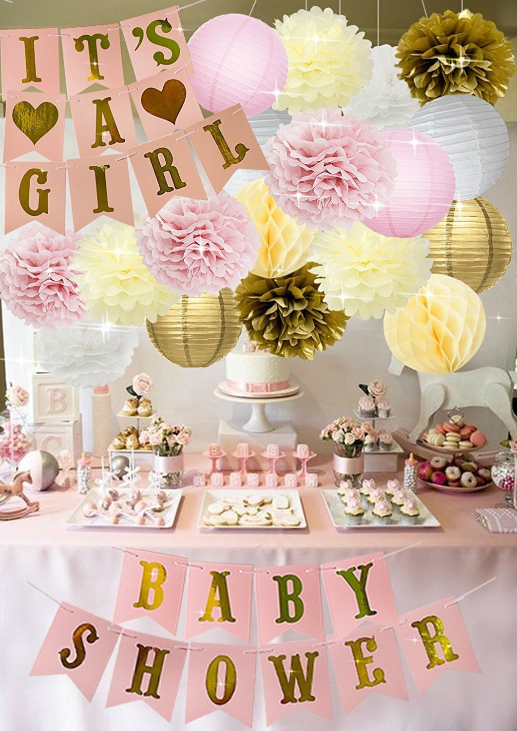 Baby Shower Wall Decorations Ideas
 Amazon Baby Shower Party Decorations Decoration Decor