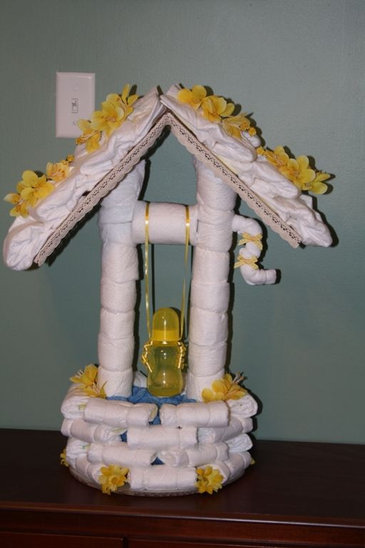 Baby Shower Wishing Well Gift Ideas
 Diaper Wishing Well Future baby shower ideas