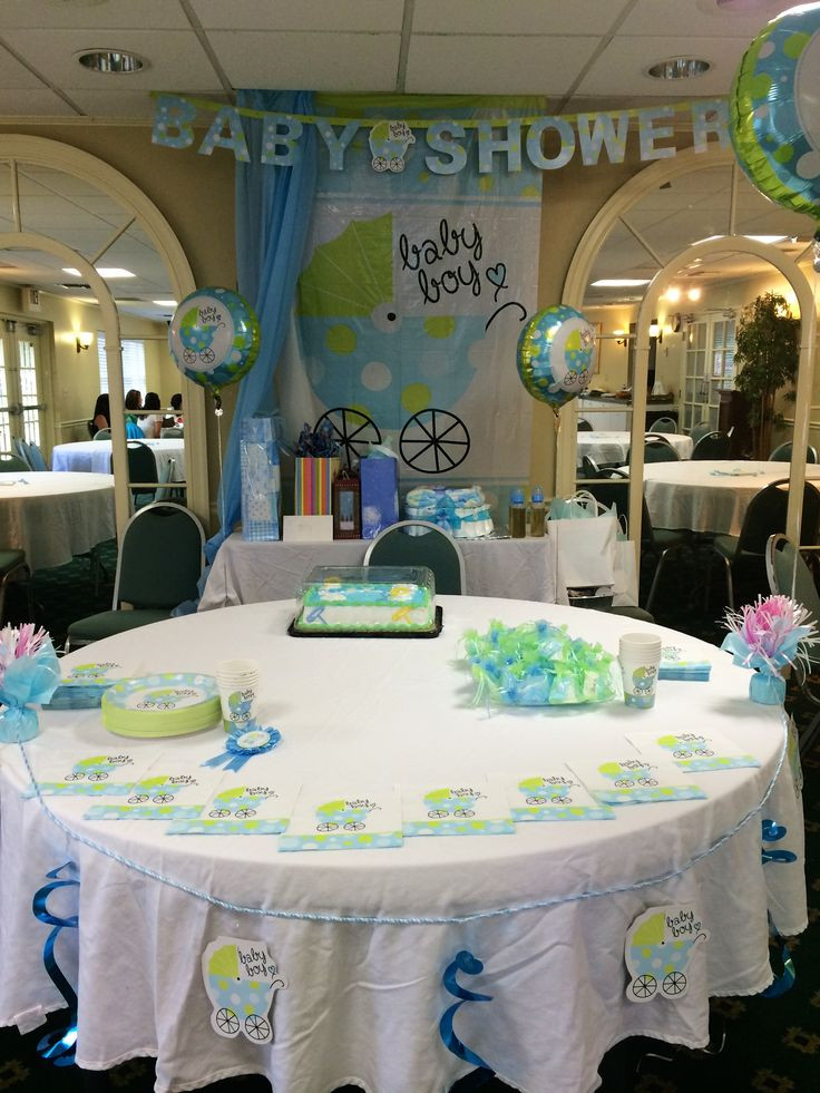 Baby Showers Decorations Ideas
 Dollar Store Baby Shower Decoration for a Boy