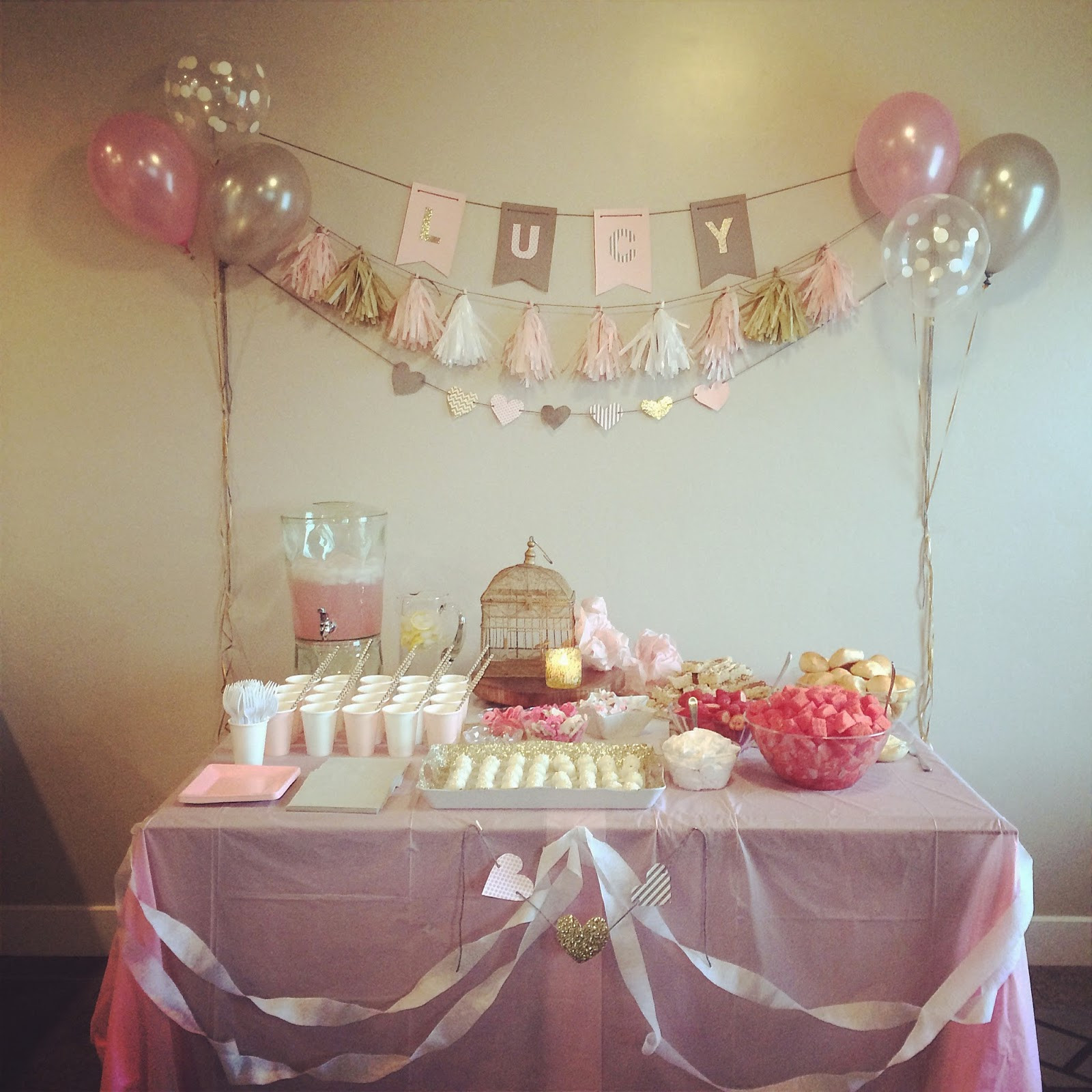 Baby Showers Decorations Ideas
 Home with Carissa Introducing the " the Cheap" Series