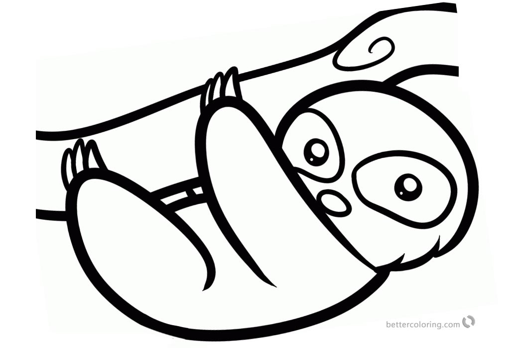 Best 21 Baby Sloth Coloring Pages – Home, Family, Style and Art Ideas