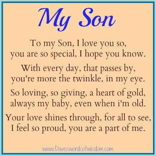 Baby Son Quotes
 To my baby boy