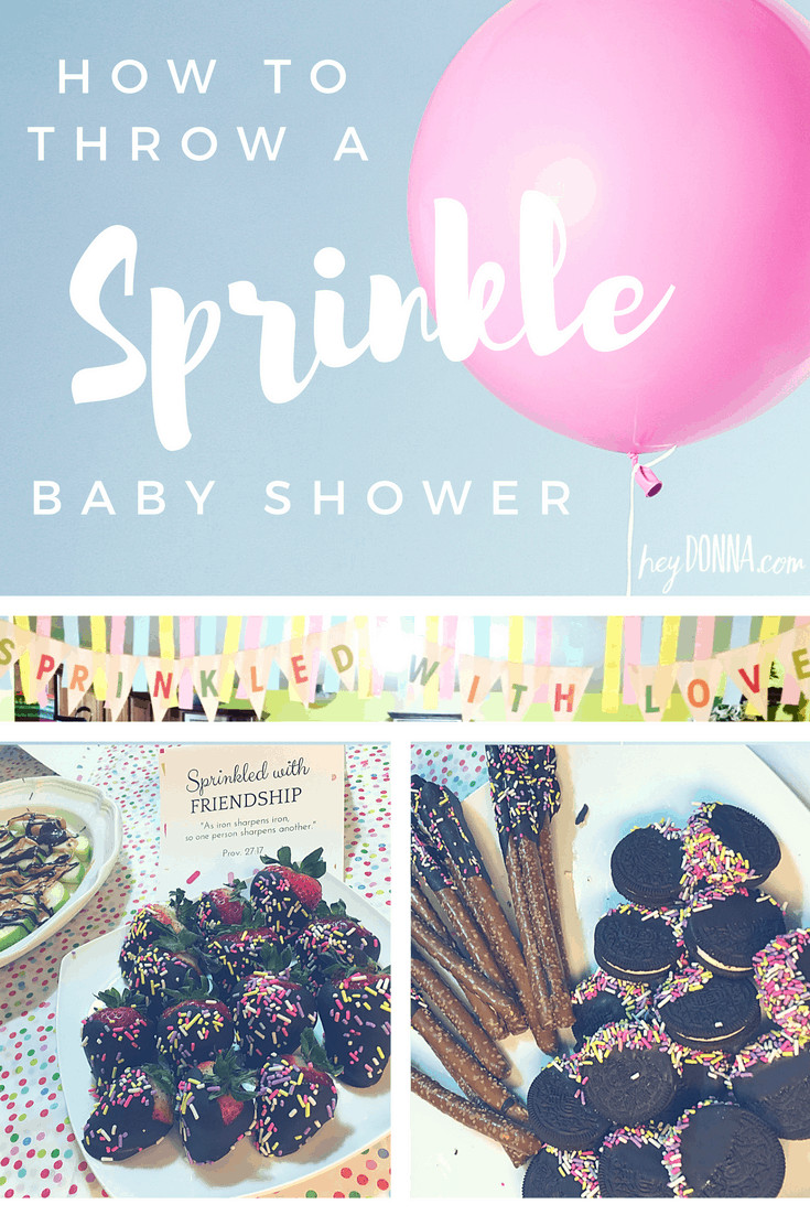 Baby Sprinkle Decoration Ideas
 Planning a Simple Sprinkle Baby Shower Hey Donna