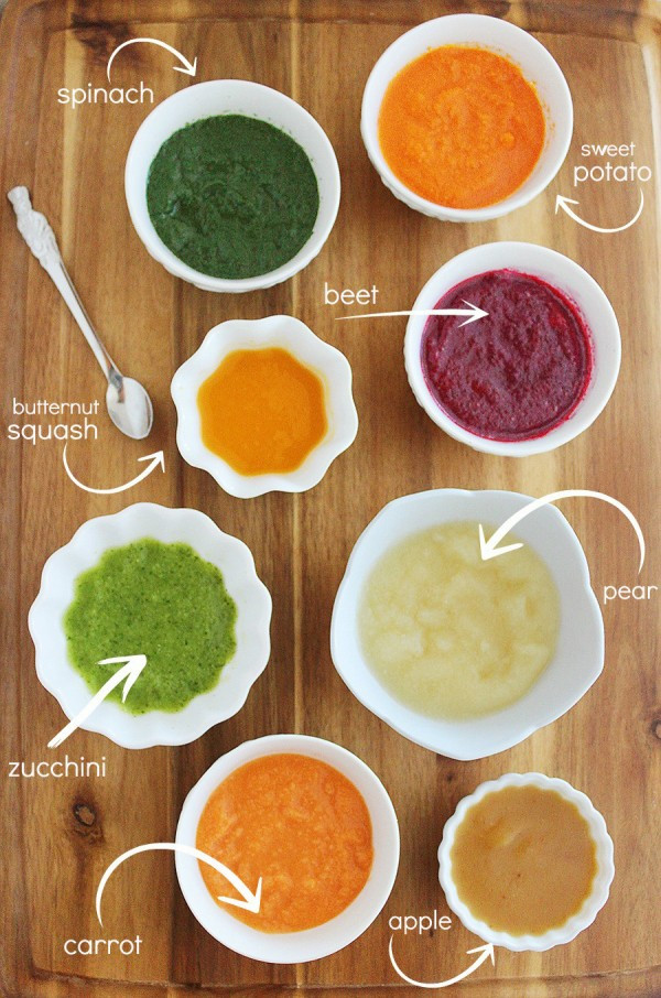Baby Vegetable Recipes
 8 Easy Homemade Baby Purées First Foods