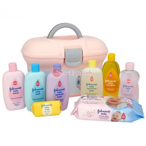 Baby Wash Gift Set
 Johnson s Baby Skincare Essentials Gift Box Set Pink
