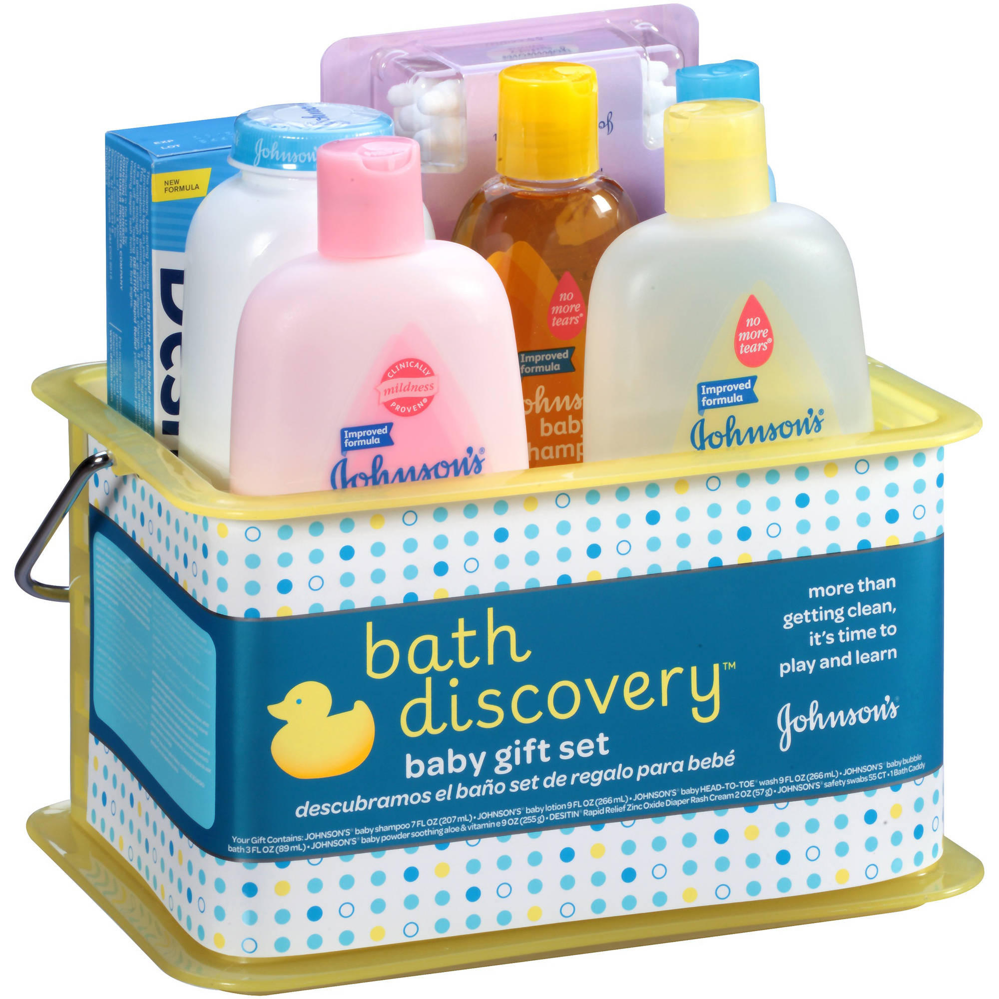 Baby Wash Gift Set
 JOHNSON S Bathtime Gift Set Items 8 Pcs Newborn Baby