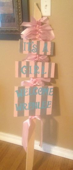 Baby Welcome Decoration Ideas
 Baby girl wel e home baby idea