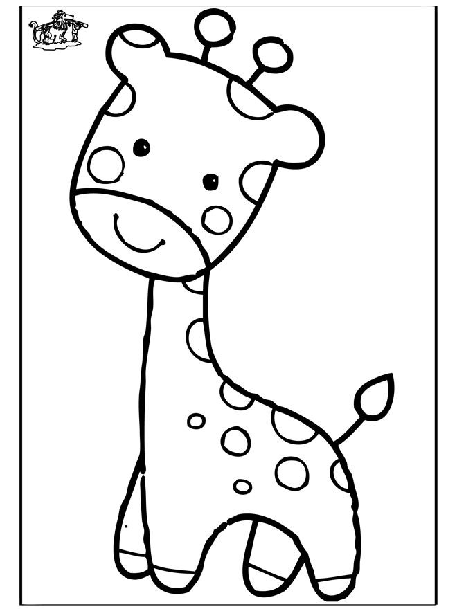 Baby Zoo Animals Coloring Pages
 giraffe coloring pages