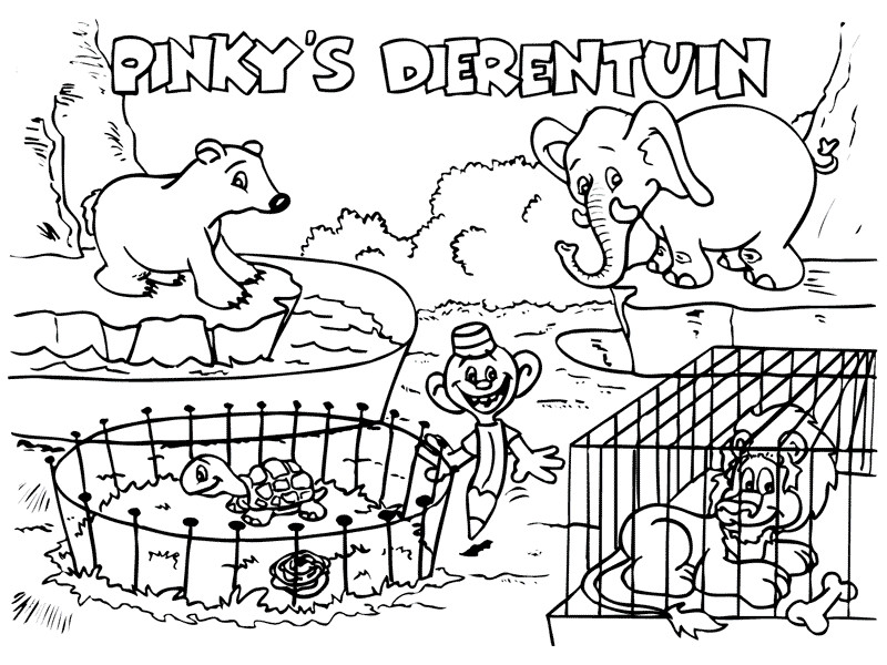 Baby Zoo Animals Coloring Pages
 Free Printable Zoo Coloring Pages For Kids