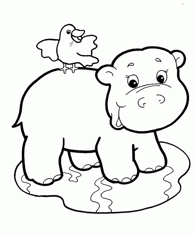 Baby Zoo Animals Coloring Pages
 Baby Jungle Animals Coloring Pages