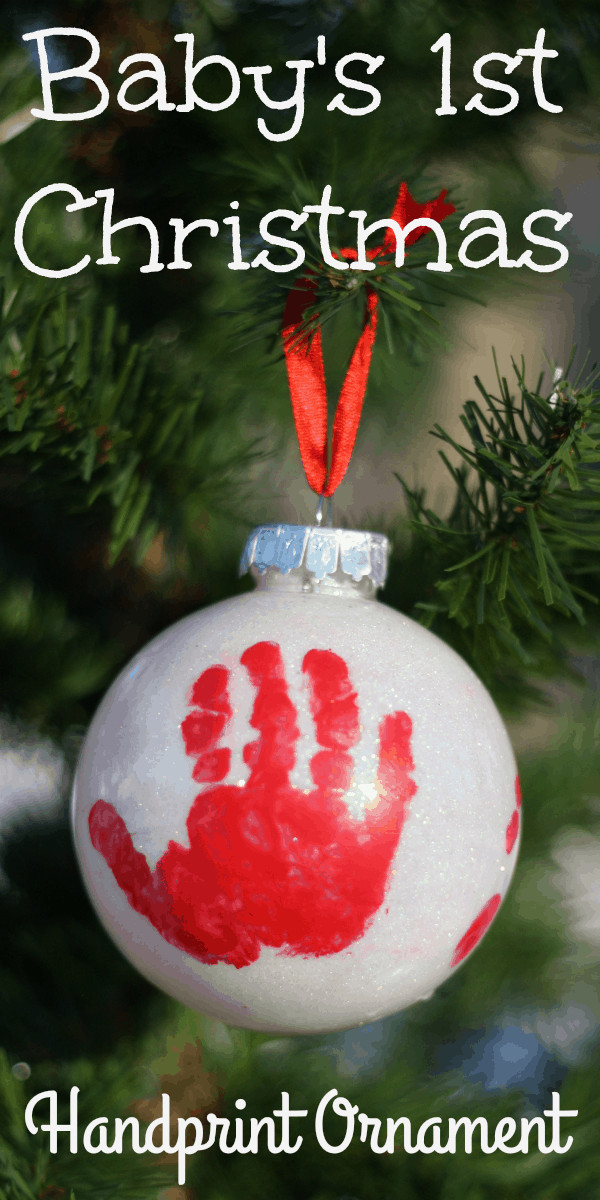 Babys First Christmas Gift Ideas
 Handprint Ornament for Baby s First Christmas I Can