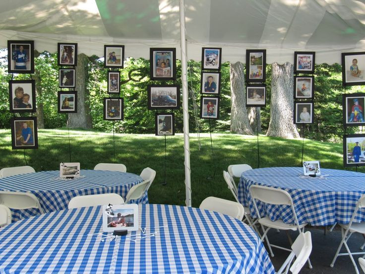 Bachelor Graduation Backyard Party Decorating Ideas
 High School Graduation Centerpieces