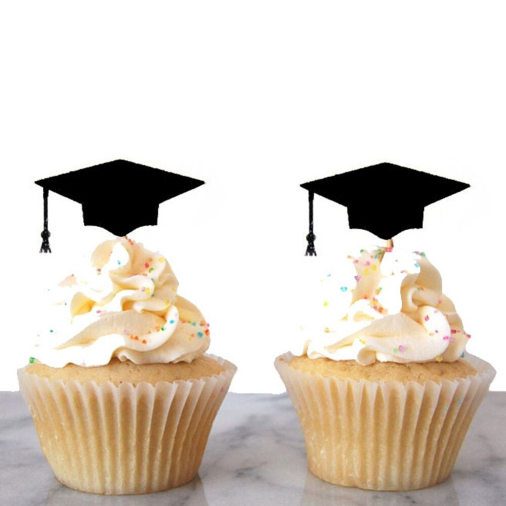 Bachelor Graduation Party Ideas
 Aliexpress Buy 24pcs set Cupcake Topper Bachelor Hat