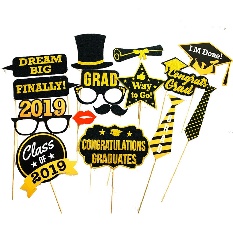 Bachelor Graduation Party Ideas
 15pcs Booth Props Graduation Party Decoration 2019