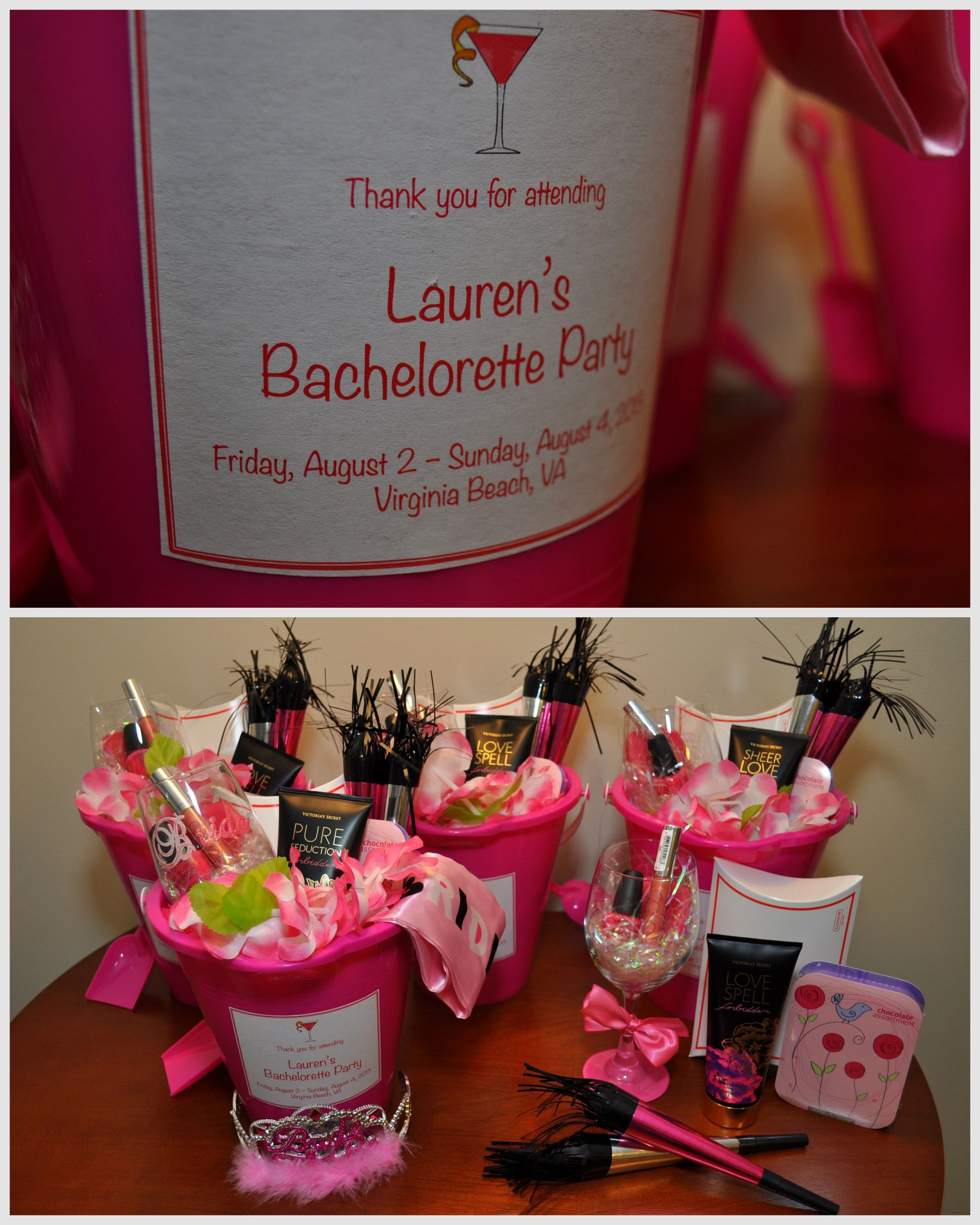 Bachelorette Party Goodie Bag Ideas
 Wel e ts goo bags for my sister and all her guests